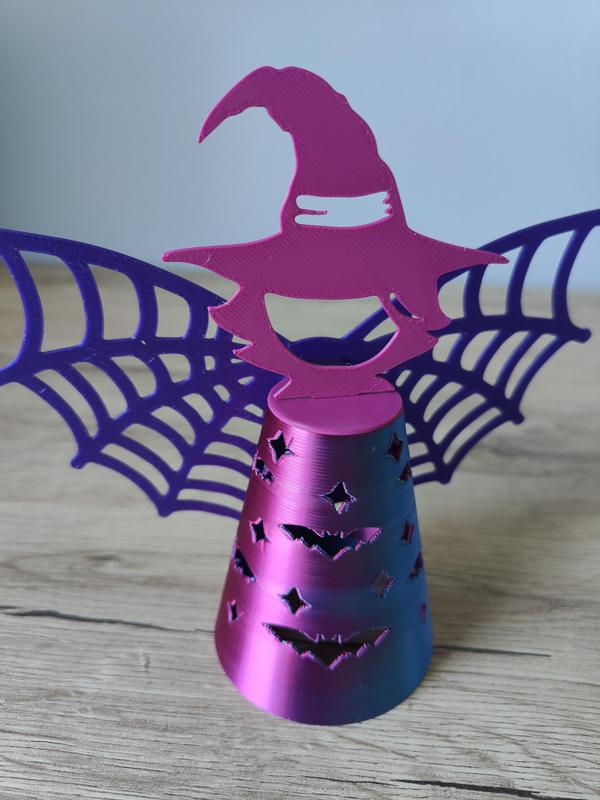 Halloween Witch Tealight Lantern