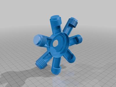 Faux moteur en étoile