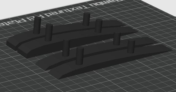 RC Plane Hanger adaptor for highwing planes