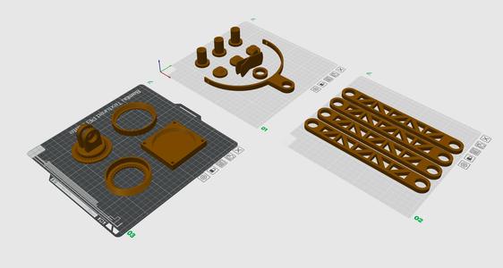 Round Mirror wall holder, with adjustable angle