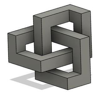 Trefoil Knot - Square
