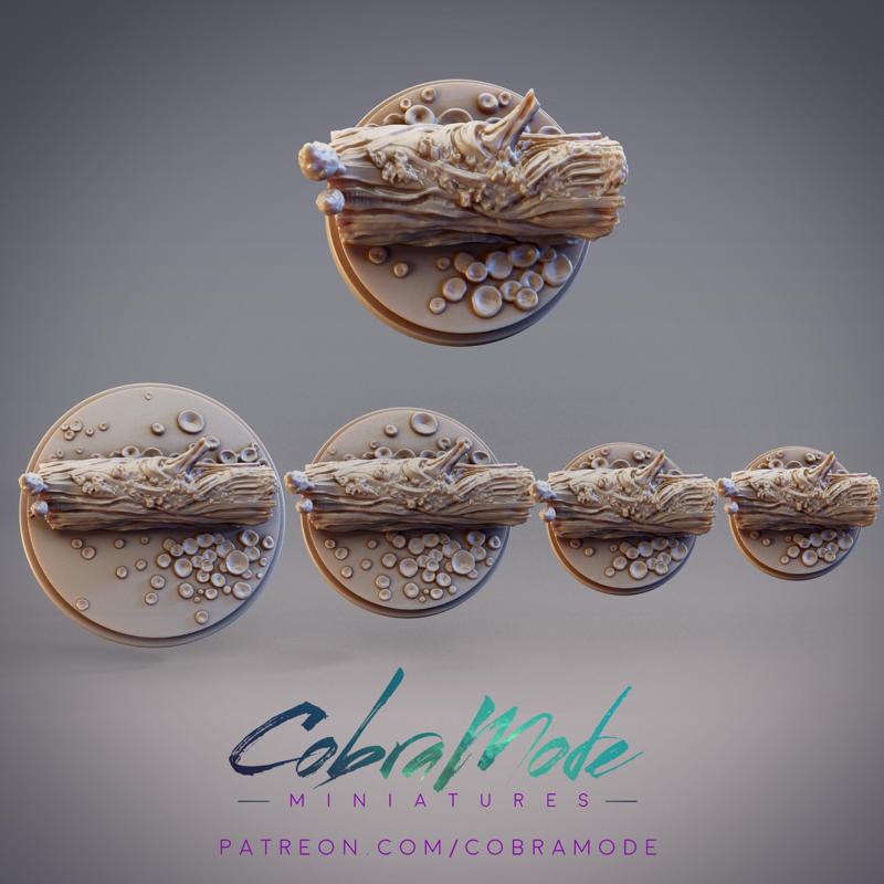 Bogwood Base Pack (4pcs) Supportless