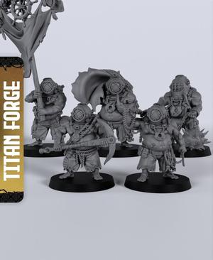 Ogre Anchorbashers - With Free Dragon  - 5e DnD Inspired for RPG and Wargamers