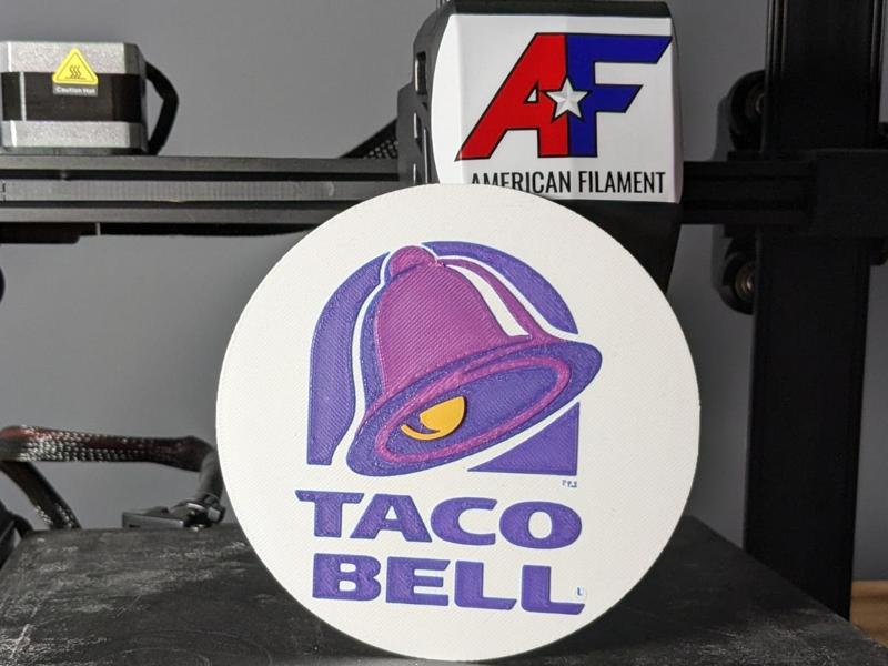 Taco Bell Logo Chromaphane