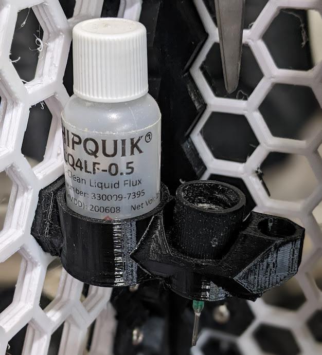 Honeycomb Storage Wall Liquid Flux Soldering Organizer