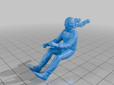 PILOTE ANCIEN ECHARPE AU VENT 1 32