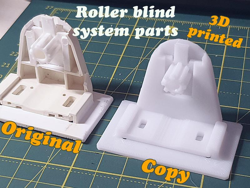 Window roller blinds system parts