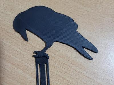 Crow bookmark