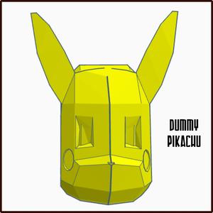 cabeza Dummy 13 Pikachu