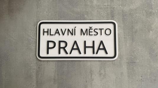 Praha cedule