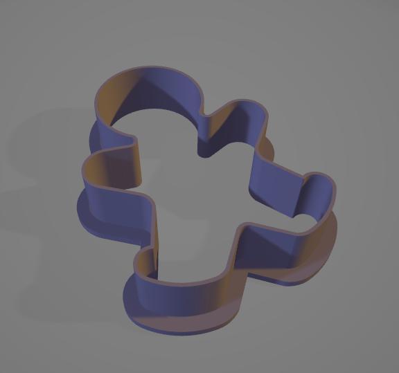 Gingerbread cookie cutter