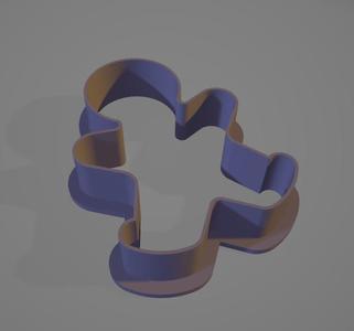 Gingerbread cookie cutter