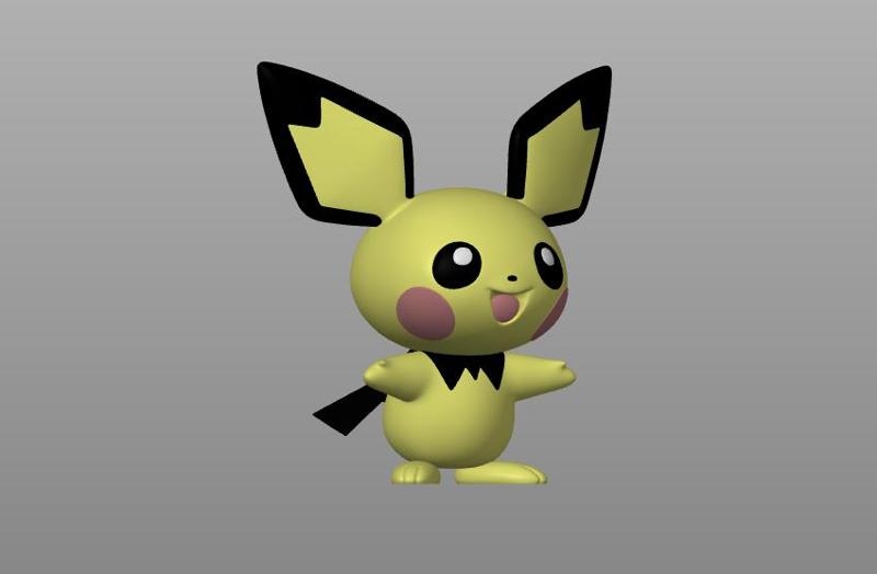 Pichu Pokemon #172 multi color