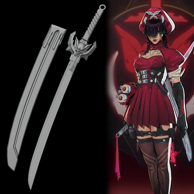 Psylocke Blood Kariudo - Katana and Scabbard - Marvel Rivals Cosplay Prop