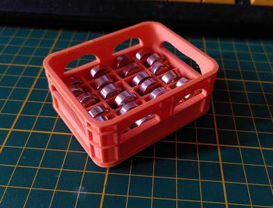 Beer crate, half height for LR44