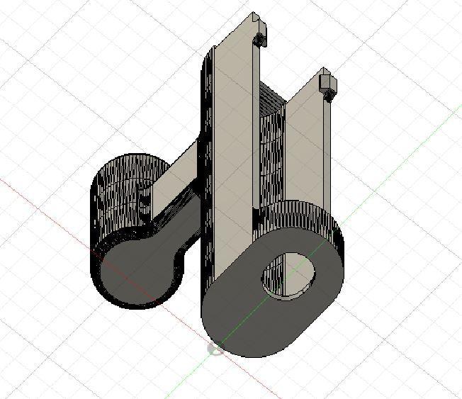 Modifi3d pro Proxxon MB 200 mount /w hole