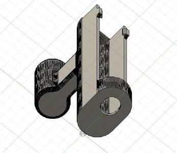 Modifi3d pro Proxxon MB 200 mount /w hole