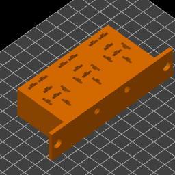 Relay and fuse holder x3