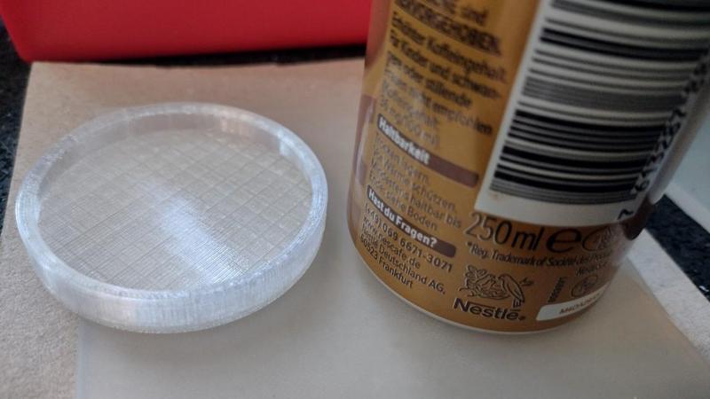 simple TPU lid for Red Bull can (EU 250ml), also for Nescafe cans etc.