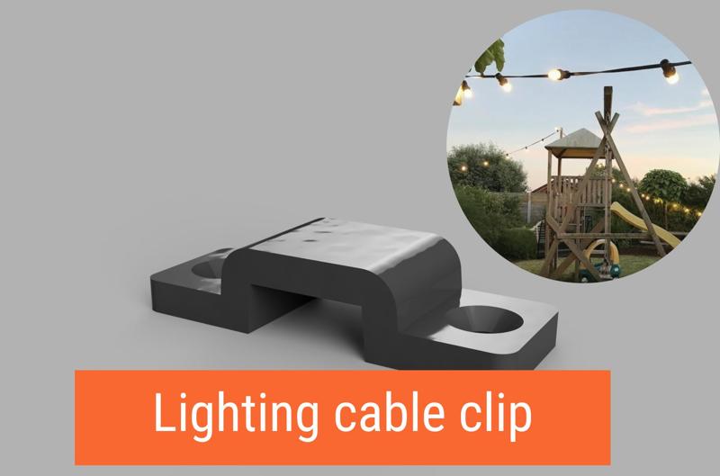 Light string holder / Prikkabelhouder