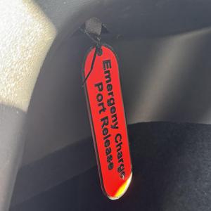 EV Emergency Charge Port Release