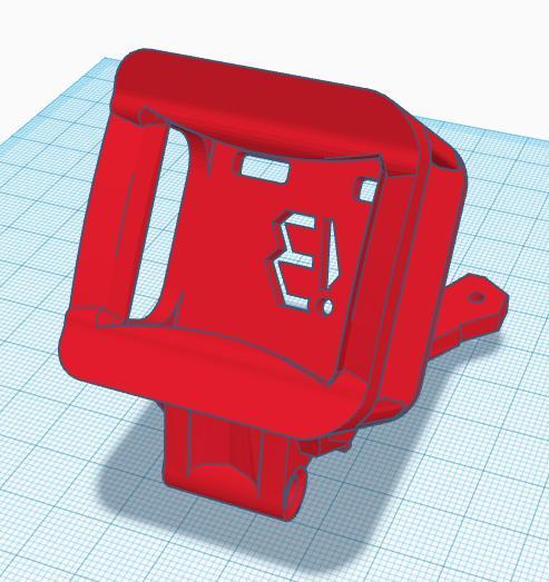 Jeno 7 DJI Action 2 mount 40° filtre nd TBS Batmos