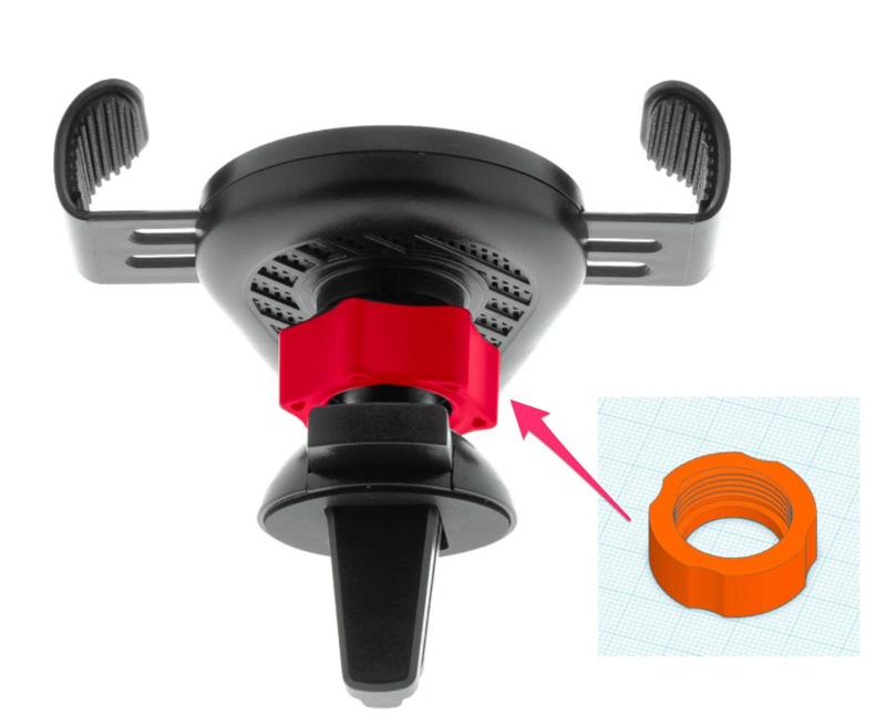 Threaded ring for Yenkee YSM 410 (Car Cell Phone Holder)