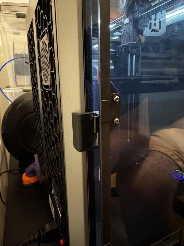 Creality K1 door latch (K1 gear hinges & henlor door handle)