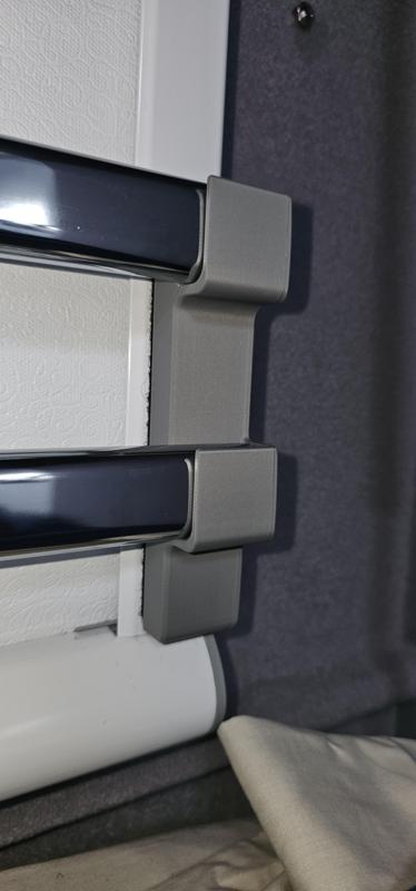 Caravan window bar bracket