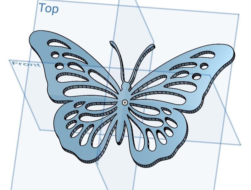 Mariposa decoración