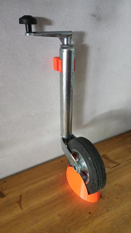 Halter für Anhängerstützrad