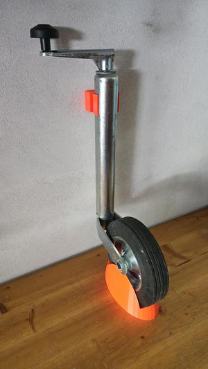 Halter für Anhängerstützrad