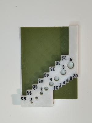 Flat Head Wood Screw Sorting Tool