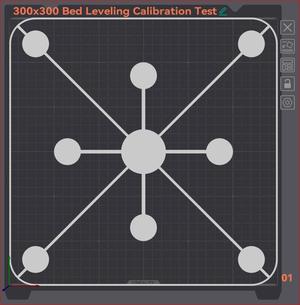 300x300 Bed Leveling Calibration Test