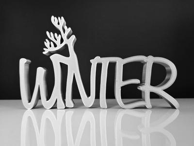 Winter Lettering