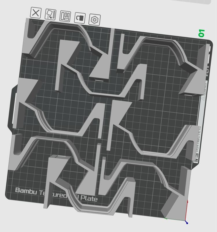 Ikea Rajtan Jar Cubby - Speed Print - 8 Racks