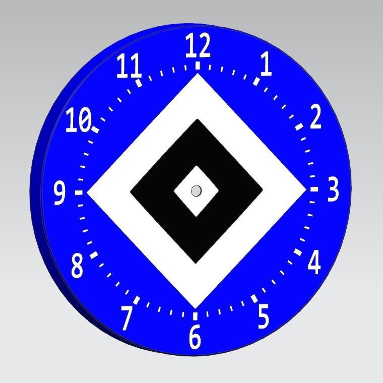 Hamburger SV wall clock