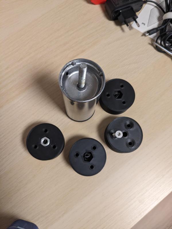 Extension for IKEA Klippan Stool for robot vacuum