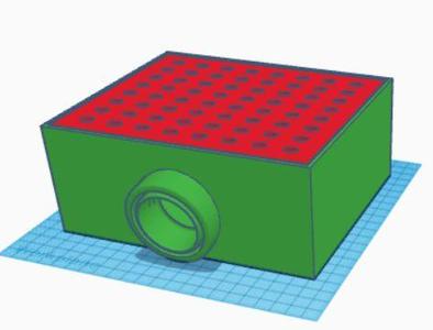 Simple Drain Box with 50mm PVC adaptor