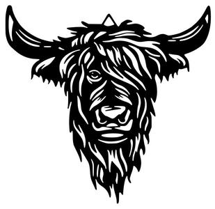 Highland Cow Wall Art