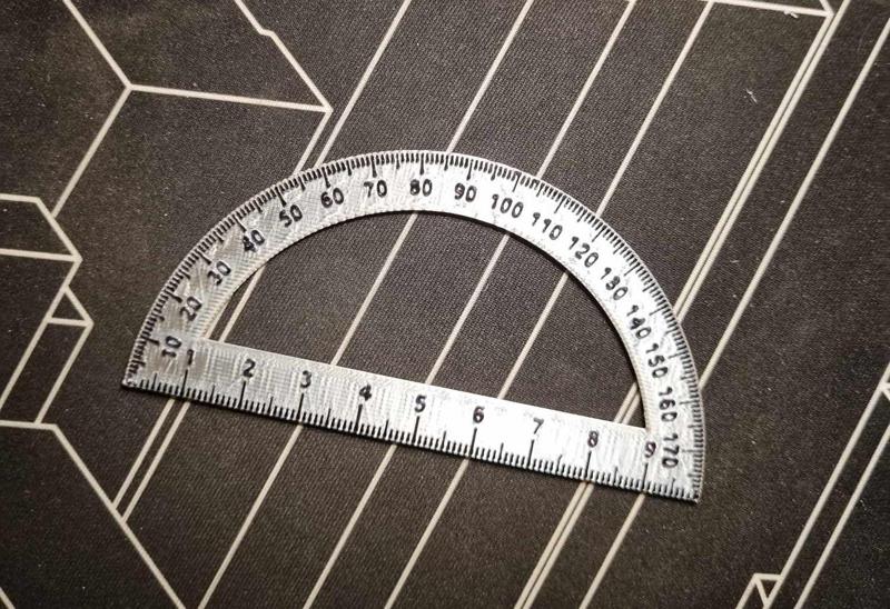 10 cm protractor with mm function (Accurate)