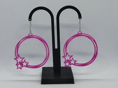 Pink Stardust Earrings