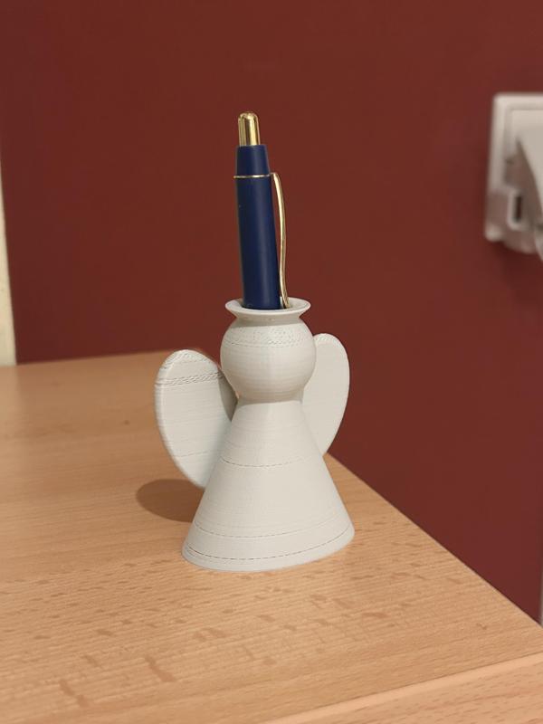 Desk angel as pen holder / desktop angel pen holder / guardian angel - Guardian Angel