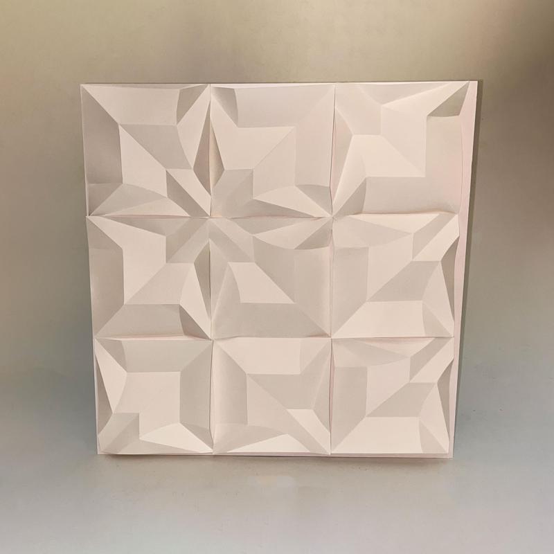 Decorational Tile Tracing and Folding Guide