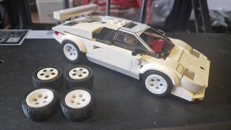 Deep Dish Wheels for Lego Speed Champions Lamborghini Countach 76908