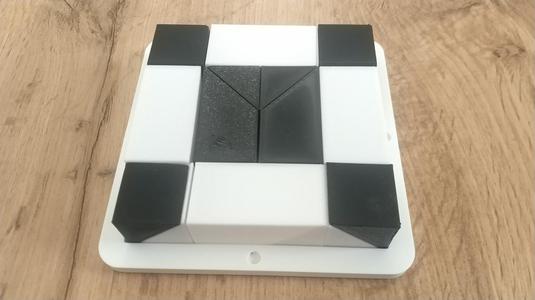 black and white blocks