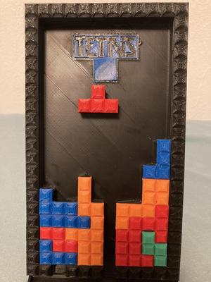 Tetris dice tower