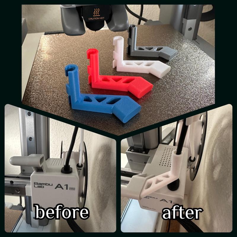 cable routing A1mini / Kabelführung A1mini