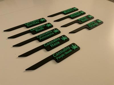 Cannabis Variety Label