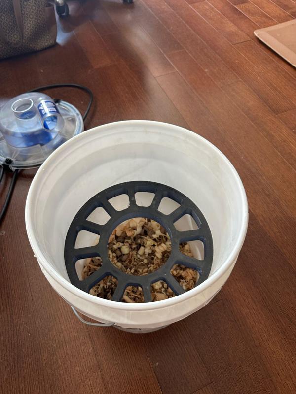 Stiffening Ring for 5 Gallon Bucket for Use with the Oneida Cyclone